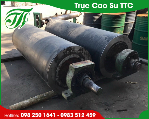 Trục cao su ngành xeo giấy